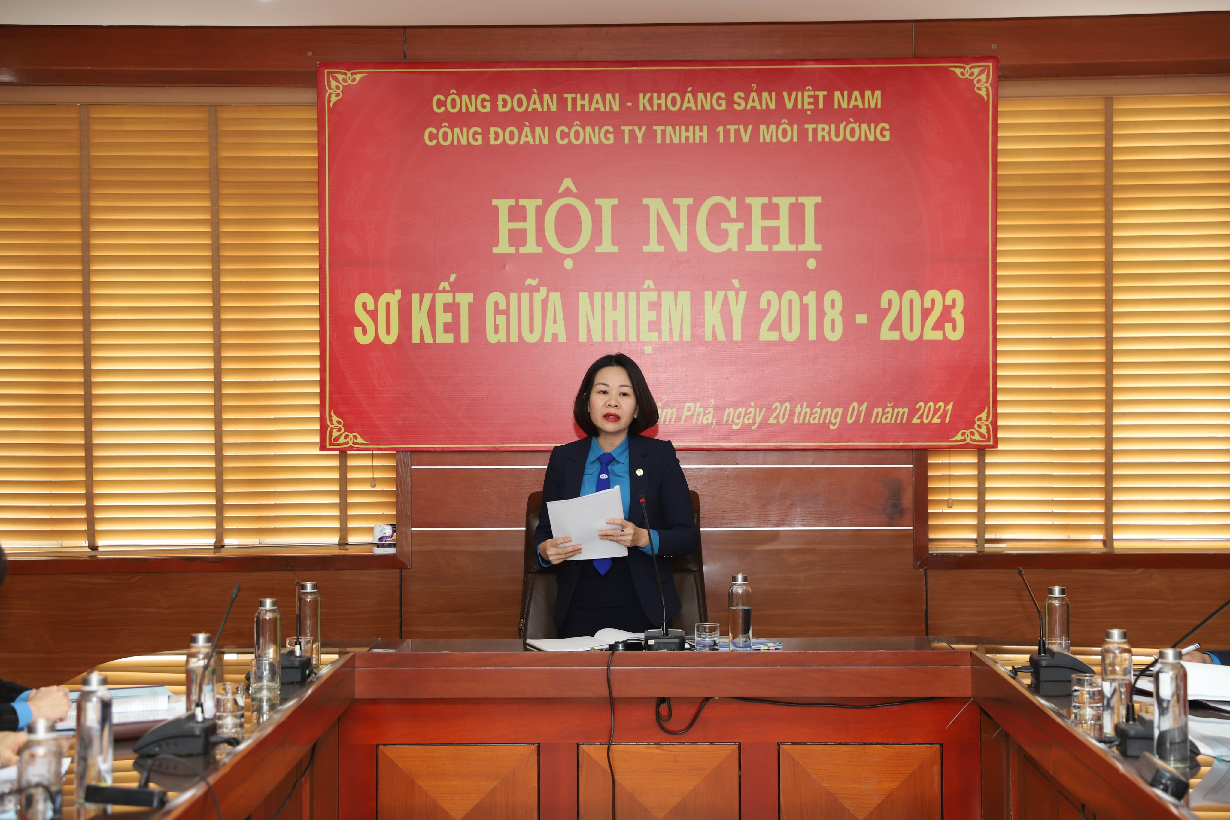CÔNG ĐOÀN CÔNG TY MÔI TRƯỜNG SƠ KẾT GIỮA NHIỆM KỲ