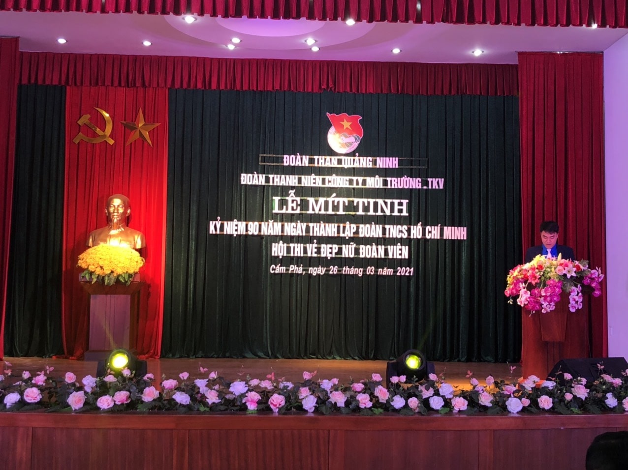 ĐOÀN TN CÔNG TY MÔI TRƯỜNG MÍT TINH KỶ NIỆM 90 NĂM NGÀY THÀNH LẬP ĐOÀN TNCS HỒ CHÍ MINH 26/3 VÀ HỘI THI VẺ ĐẸP NỮ ĐOÀN VIÊN.