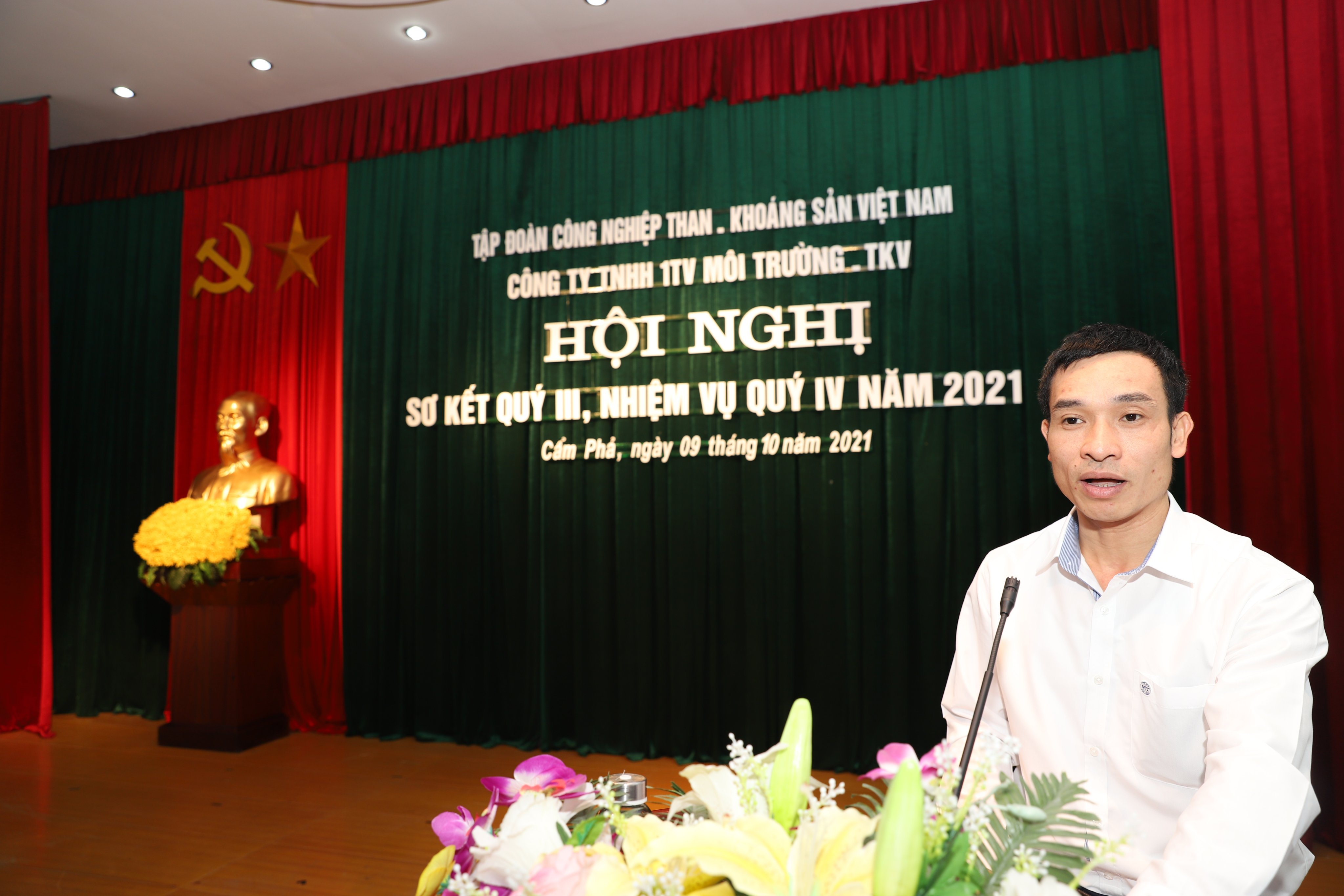 CÔNG TY MÔI TRƯỜNG - TKV SƠ KẾT QUÝ III, TRIỂN KHAI NHIỆM VỤ QUÝ IV NĂM 2021